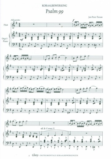 Alers, Kees & Jan Peter Teeuw - Glory: Instrumentale koraalbewerkingen (1)
