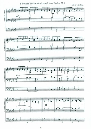 Berg, Dries van den - Psalm 32, 42, 72 en 107