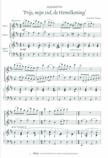 Alers, Kees & Jan Peter Teeuw - Glory: Instrumentale koraalbewerkingen (3)