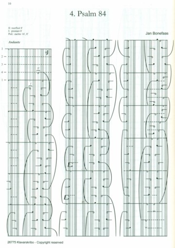Bonefaas, Jan - Tien korte koraalvoorspelen (Klavar)