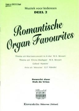 Vries, Dub de - Romantische Organ Favourites 2 (Klavar) nr. 25216