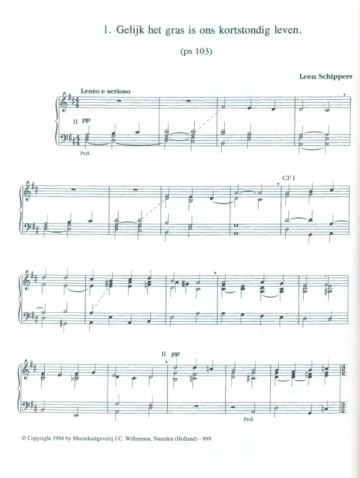 Schippers, Leen - (9) 12 Psalmbewerkingen