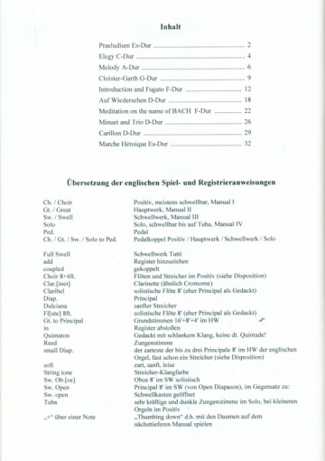 Brewer, Herbert - Orgelwerken