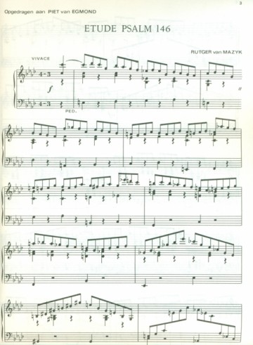 Mazijk, Rutger van - Etude Psalm 146