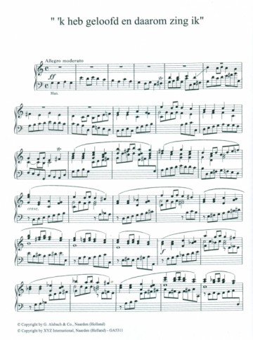 Asma, Feike - k Heb geloofd en daarom zing ik