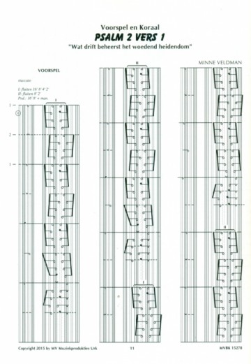 Veldman, Minne - Koraalbewerkingen (6) Klavar