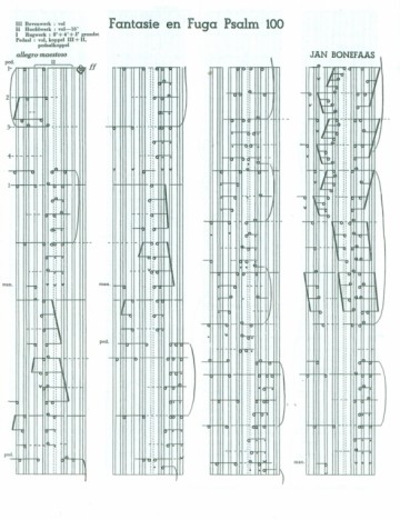 Bonefaas, Jan - Fantasie en Fuga Psalm 100 (Klavar)