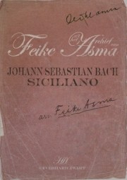 Bach, Johann Sebastian - Siciliano (uit het archief van Feike Asma!)