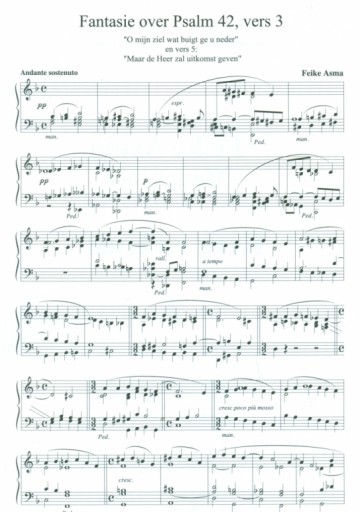 Asma, Feike - Fantasie over Psalm 42 (2)