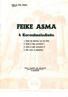 Asma, Feike - 4 Koraalmelodieen (Klavar)