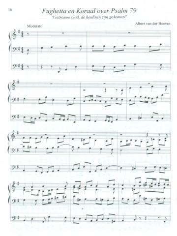 Hoeven, Albert van der - Koraalpreludes voor orgel
