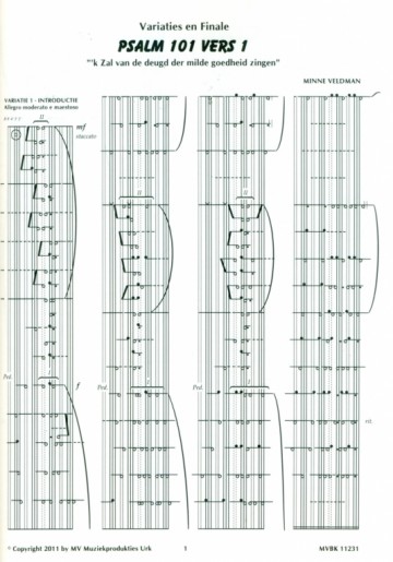 Veldman, Minne - Koraalbewerkingen (11) Klavar