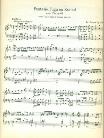 Bonset, Jac. - Verzamelde orgelwerken Psalmen en Gezangen