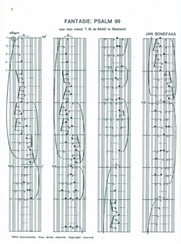 Bonefaas, Jan - Fantasie Psalm 99 (Klavar)