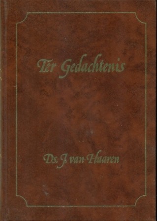 Haaren, ds. J. van - Ter gedachtenis