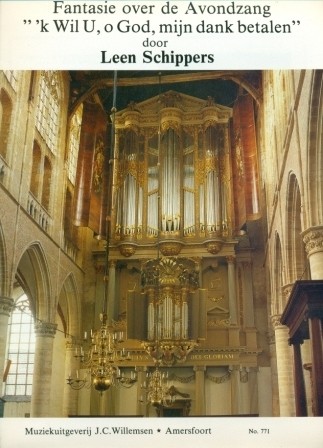 Schippers, Leen - Fantasie over de Avondzang 'k wil u o God mijn dank betalen'