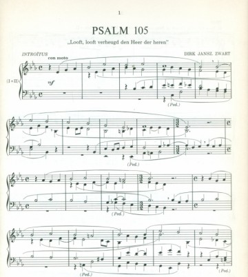 Zwart, Dirk Jansz. - Fantasie Psalm 105