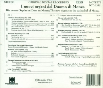 Die Neuen Orgeln Im Dom Zu Monza - dubbel-cd (Actieprijs!)