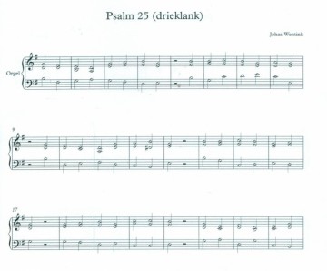 Wentink, Johan - Vereenvoudigde Psalmzettingen deel 1 in twee- en drieklank