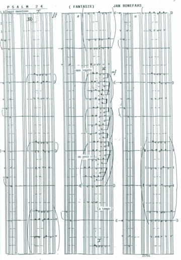 Bonefaas, Jan - Fantasie Psalm 24 (Klavar)