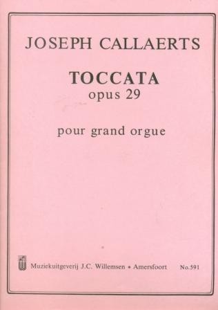 Callaerts, Joseph - Toccata opus 29 pour grand orgue