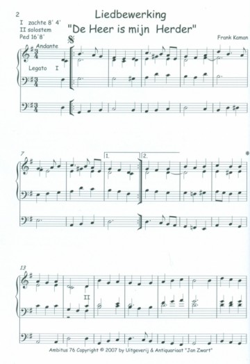 Kaman, Frank - Koraalbewerkingen voor orgel