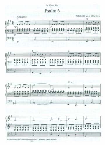 Suijdam, Wilem van - Choral Preludes Organ 4