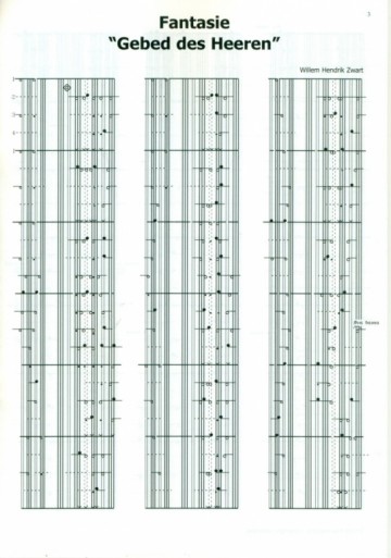 Zwart, Willem Hendrik - Fantasie Gebed des Heeren (Klavar)