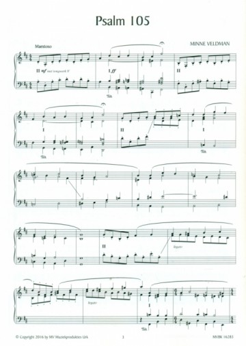 Veldman, Minne - Eenvoudige Psalmbewerkingen (1)