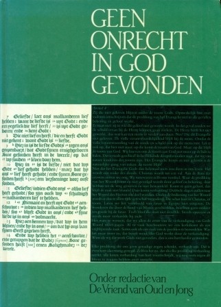 Vriend van Oud en Jong - Geen onrecht in God gevondn