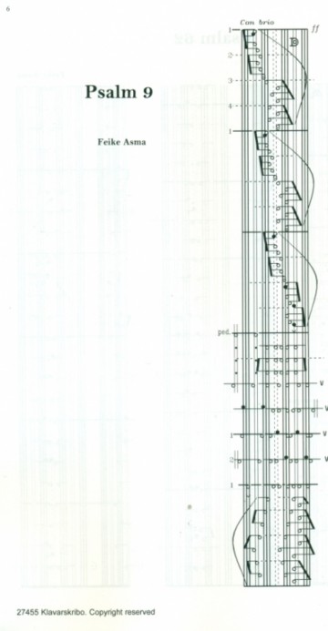 Asma, Feike - (12) Musica Selecta  (Psalmen 9, 21, 33, 56, 73, 79, 99, 62, 121, 146) (Klavar)