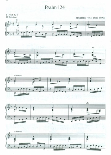 Zwan, Martien van der - Variaties over Psalm 21, 124, 132 en 149