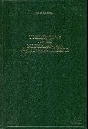 Gier, ds. K. de - Toelichting op de Nederlandse Geloofsbelijdenis