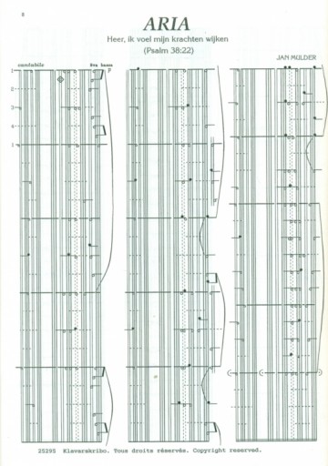 Mulder, Jan - (3) Psalmen en Gezangen (Klavar)