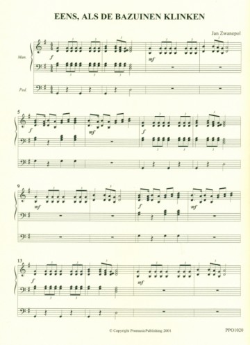 Zwanepol, Jan - Eens als de bazuinen klinken