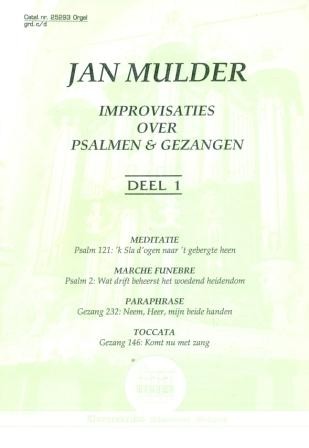 Mulder, Jan - (1) Psalmen en Gezangen (Klavar)
