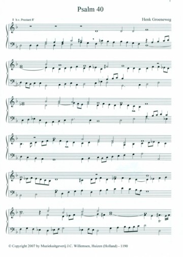 Groeneweg, Henk - Praktische Psalm bewerkingen (1)