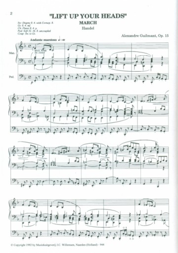 Guilmant, A. - March 'Lift up your heads'