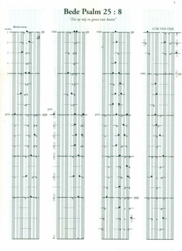 Dijk, Cor van - Psalm 25: 8 Zie op mij in gunst van boven (Klavar)