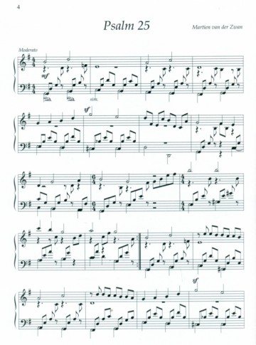 Zwan, Martien van der - Psalmen voor piano (1)
