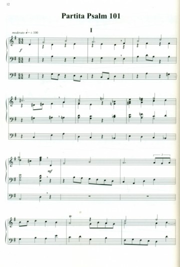 Rippen, Piet - 4 Psalmbewerkingen / Vier Partita's over Psalmmelodieen voor orgel