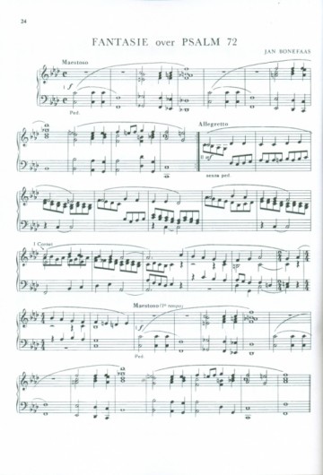 Bonefaas, Jan - Psalm 72 e.a. (39 pagina's!)