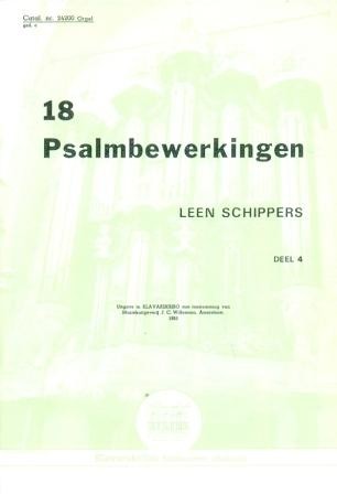 Schippers, Leen - (4) 18 Psalmbewerkingen (Klavar)