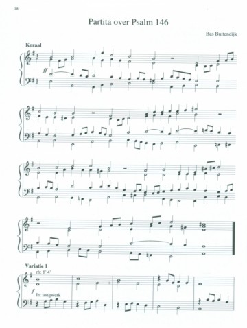 Buitendijk, Bas - Partita's Psalm 66, 93 en 146