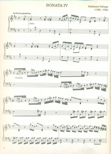 Galuppi, B. - Sonate IV