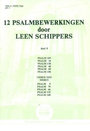 Schippers, Leen - (9) 12 Psalmbewerkingen (Klavar)