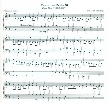 Berg, Jan J. van den - Bewerkingen Psalm 20,27,43,46,88 en 138