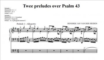 Heiden, Hendrik Jan van der - Koraalpreludes