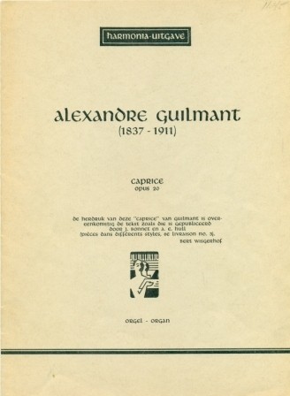 Guilmant, Alexandre - Caprice (opus 20)