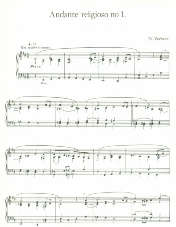 Verbeek, Th. - Andante Religioso